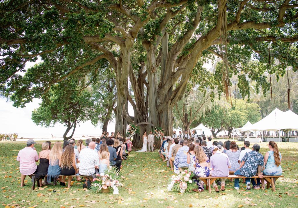 Waimea plantation cottages wedding