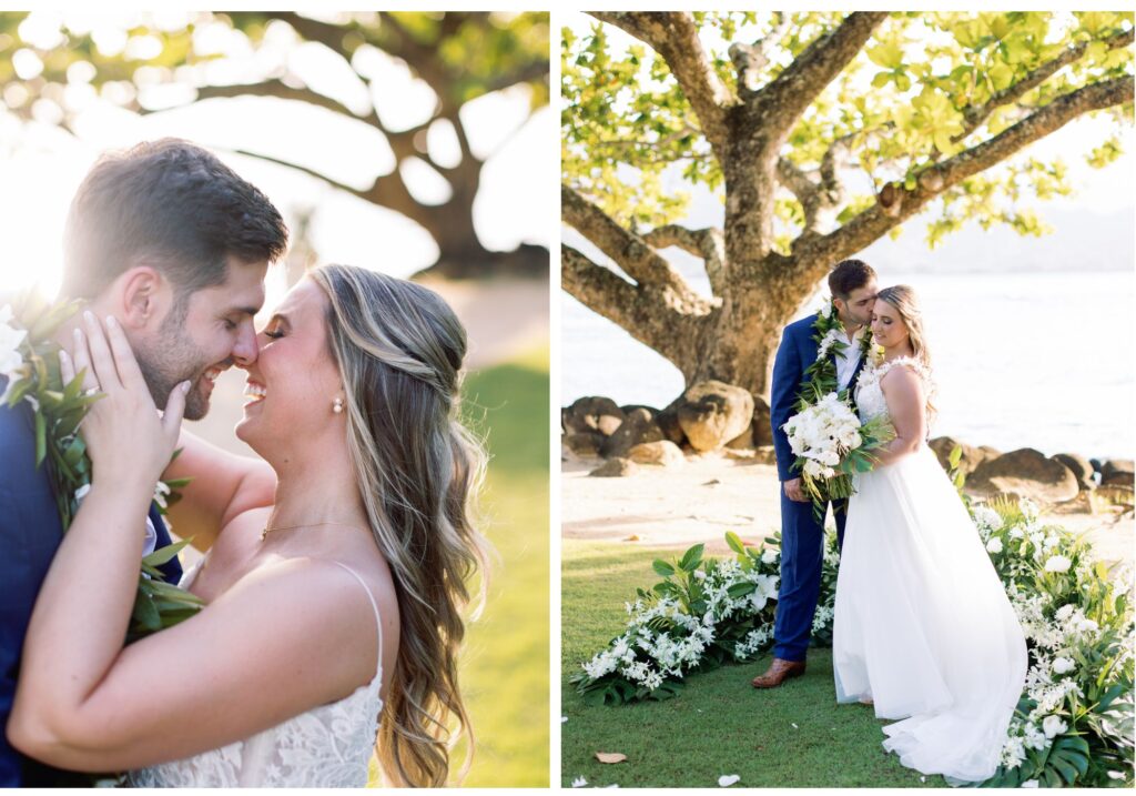 Wedding portraits of Bride and Groom